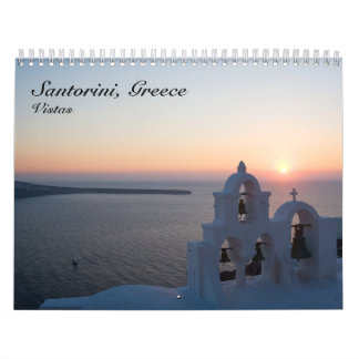 Santorini Greece Calendar