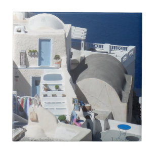 Santorini, Greece Ceramic Tile