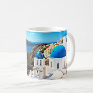 Santorini Greece Coffee Mug
