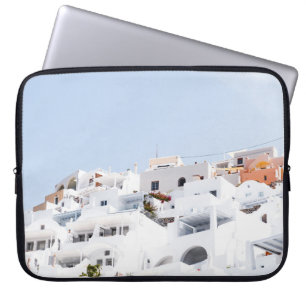 Santorini, greece laptop sleeve