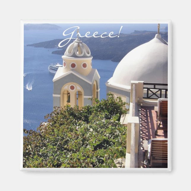 Santorini, Greece Magnet (Front)