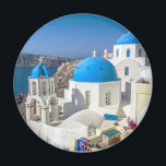 Santorini, Greece Magnet<br><div class="desc">Church in Santorini,  Greece</div>
