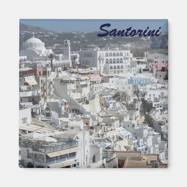 Santorini, Greece Magnet (Front)