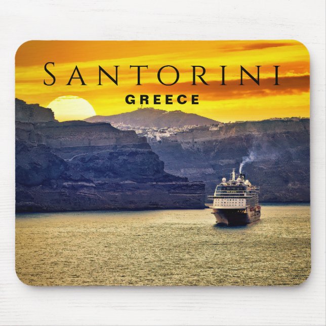 Santorini, Greece Mouse Pad (Front)