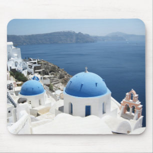 Santorini Greece Mouse Pad