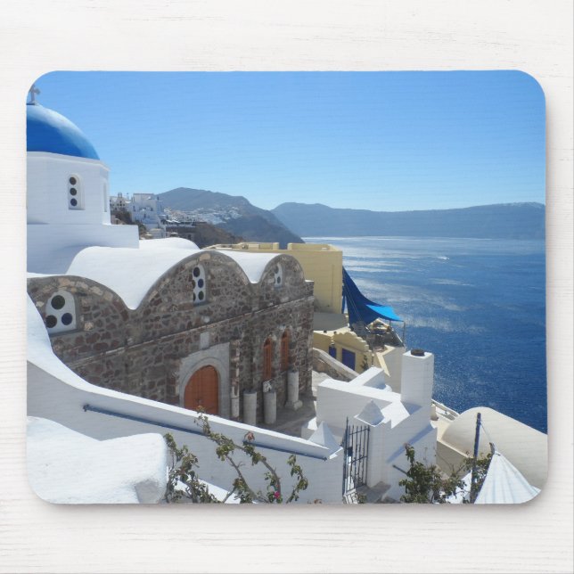 Santorini, Greece Mouse Pad (Front)