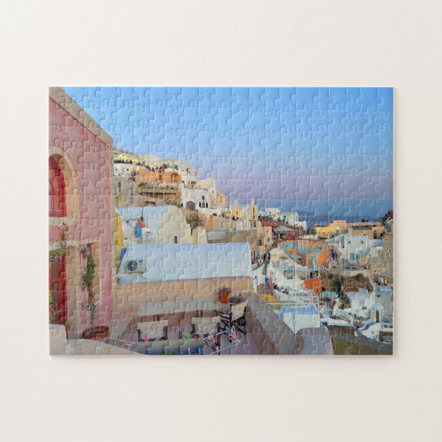 Santorini Greece Photograph Jigsaw Puzzle (Horizontal)