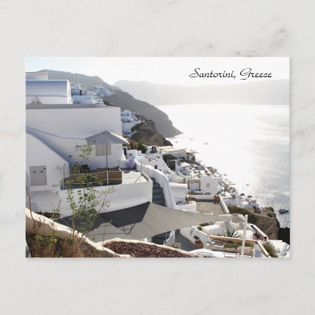 Santorini, Greece, Photography, Postcard (Front)