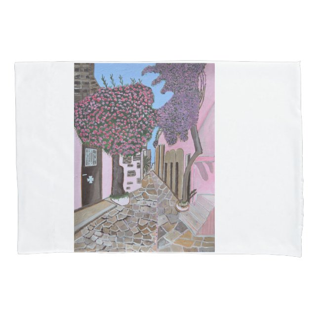 Santorini, Greece  Pillowcase (Front)