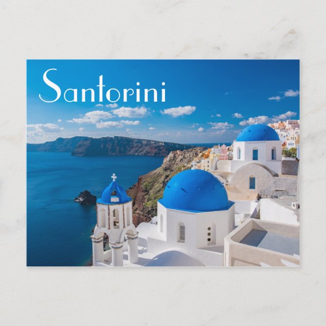 Santorini  Greece Postcard (Front)