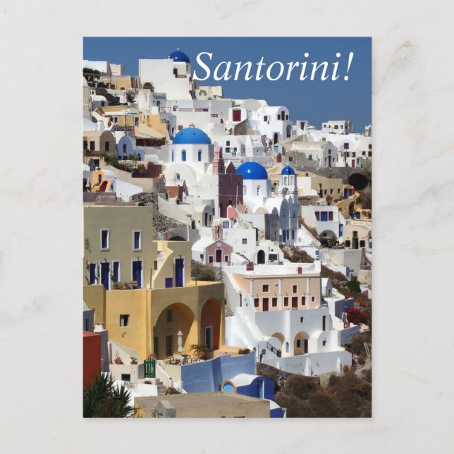 Santorini, Greece Postcard (Front)