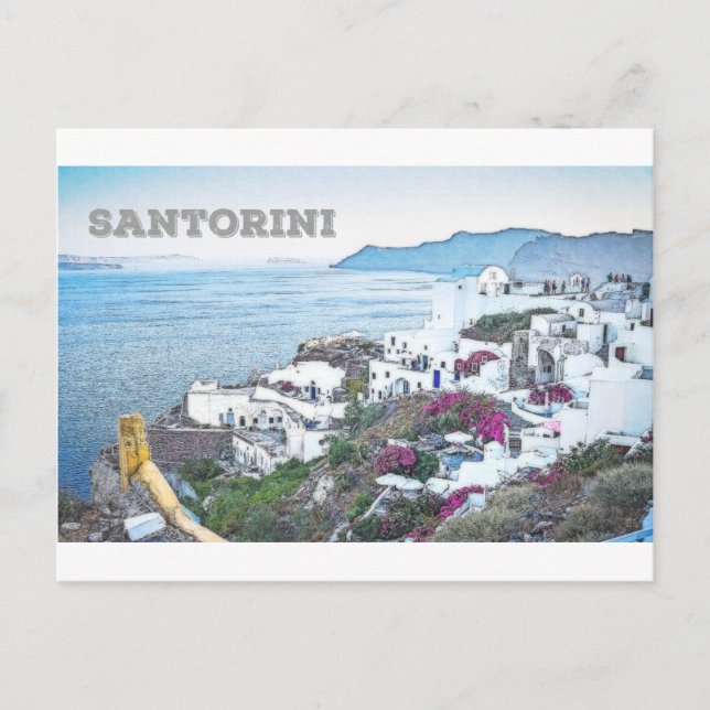Santorini, Greece Postcard (Front)