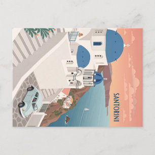 Santorini, Greece Postcard