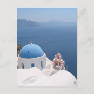 Santorini Greece Postcard