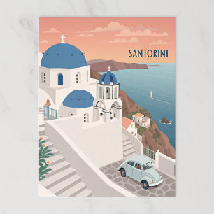 Santorini, Greece Postcard