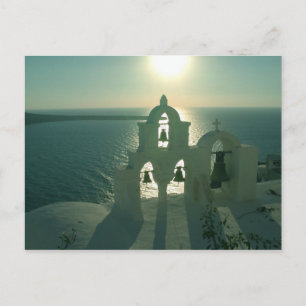 Santorini Greece Postcard