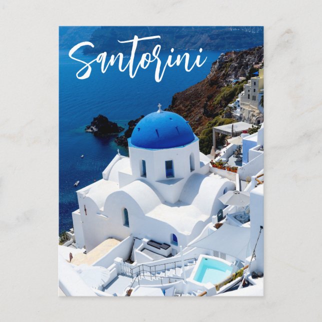 Santorini  Greece Postcard (Front)