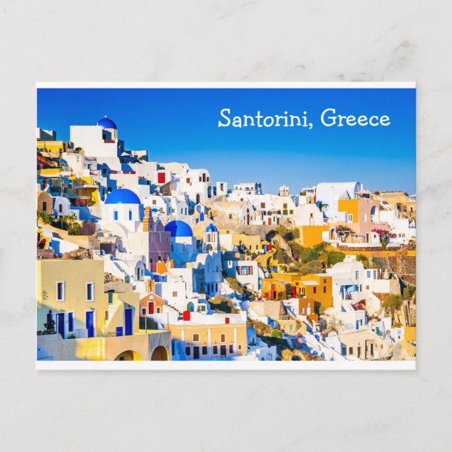 Santorini Greece Postcard (Front)
