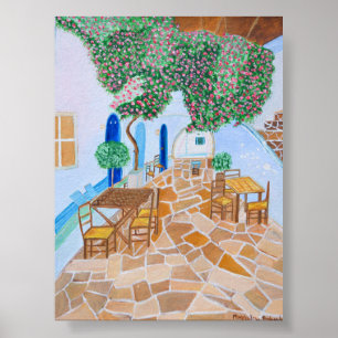 Santorini Greece Poster