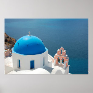 Santorini Greece Poster