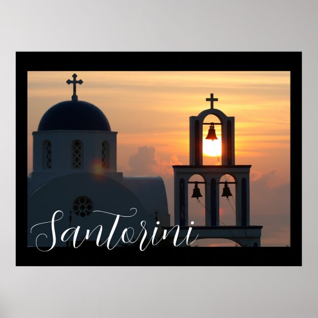 Santorini  Greece Poster (Front)