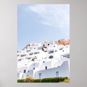 Santorini, greece poster