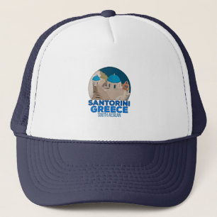 Santorini Greece South Aegean Trucker Hat