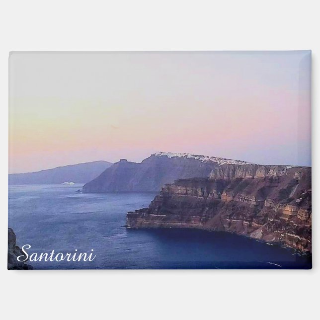 Santorini Greece Souvenir Magnet (Front)