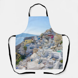Santorini Greece - sunny-summer day in Santorini Apron