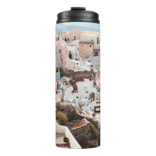 SANTORINI GREECE THERMAL TUMBLER