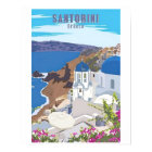 Santorini Greece Vintage Greece Travel Posters