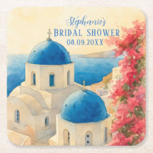Santorini Greek Citrus Mediterranean Bridal shower