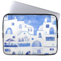 Santorini Greek Island Watercolor