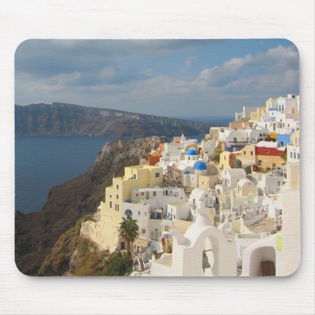 Santorini in the Afternoon Sun Mouse Pad (Front)