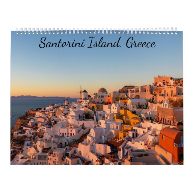 Santorini Island, Greece Photo Calendar (Cover)