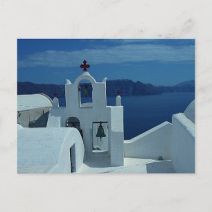 Santorini Island Greece Postcard