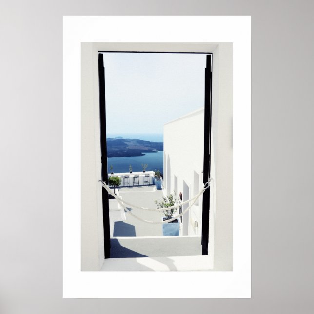 Santorini Island, Greece Poster (Front)