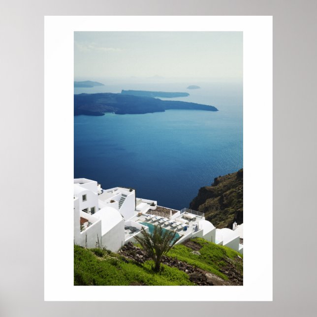 Santorini Island, Greece Poster (Front)
