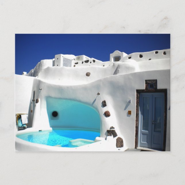 Santorini Island  Ioa village Greece Postcard (Front)