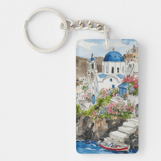 Santorini Key Ring (Front)