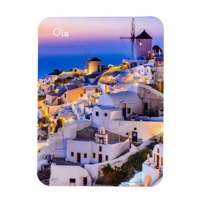 Santorini Magnet (Vertical)