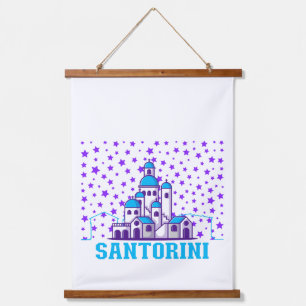 Santorini Memory.b Hanging Tapestry