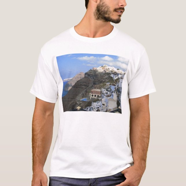 Santorini Mountainside T-Shirt (Front)