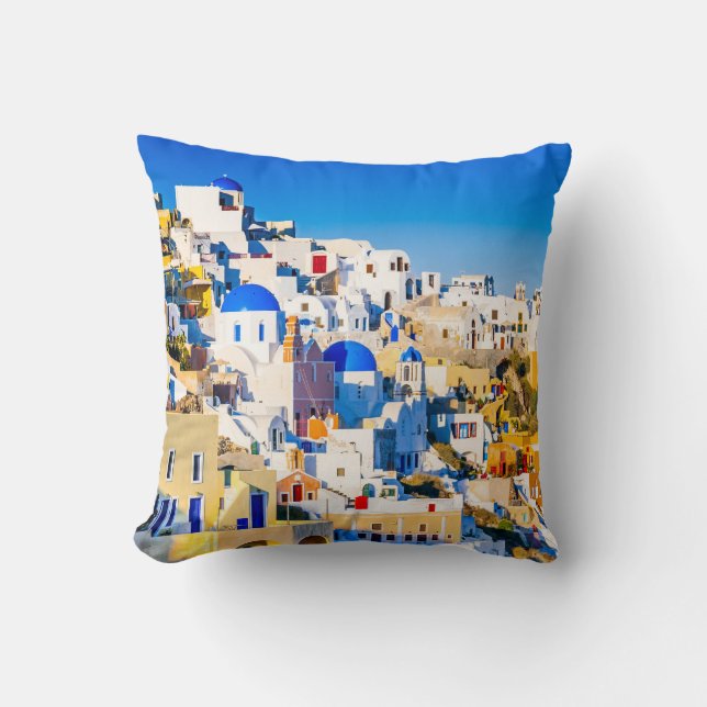 Santorini Oia Cushion (Front)