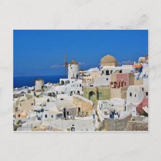 Santorini Oia Postcard