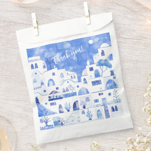 Santorini Oia Thank You Favour Bag