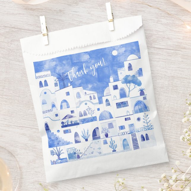 Santorini Oia Thank You Favour Bag (Creator Uploaded)