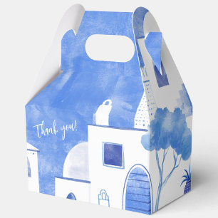 Santorini Oia Thank You Favour Box