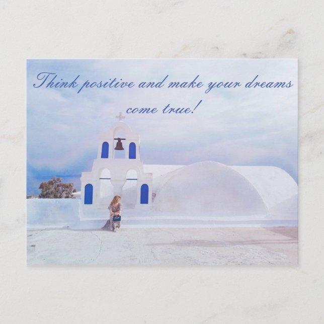 Santorini :-) postcard (Front)