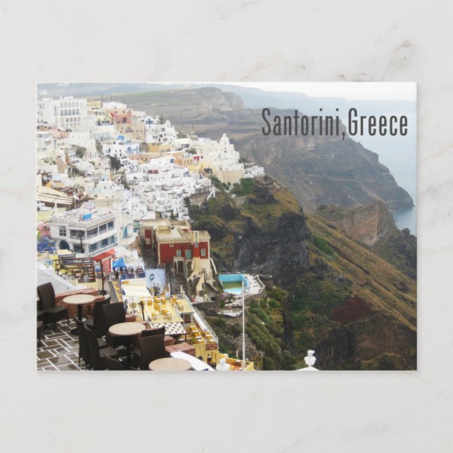 Santorini Postcard (Front)